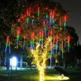 thumbnail image 3 of Luces de jardín de 32/24/16/8 tubos, luces de cadena de lluvia de meteoritos, guirnaldas de calle, decoraciones para árboles de Navidad para exteriores, Año Nuevo, hadas, 3 of 5