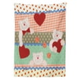 thumbnail image 3 of Ambesonne Shabby Flora Tablecloth Rectangular Table Cover, Teddy Bears, 60"x90", Multicolor, 3 of 4