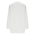 thumbnail image 7 of larppty Unisex Cat Pouch Oversized Sweatshirts Long Sleeve Kitten Puppy Holder Kangaroo pocket Pullover Top (White, XL), 7 of 7