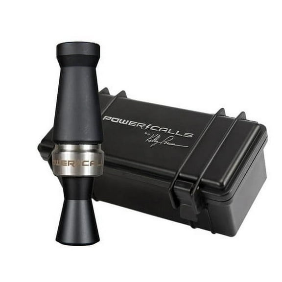 Power Calls High Voltage Single Reed Mallard Duck Call - Stealth Black