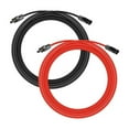 thumbnail image 1 of LOVEVER 1 Pair Black+Red Solar Panel Extension Cable Wire Solar Connectors 10 AWG Gauge, 1 of 7