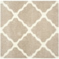 thumbnail image 6 of SAFAVIEH Montreal Cebrail Geometric Diamonds Shag Area Rug, Beige/Ivory, 6'7" x 6'7" Round, 6 of 8