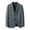 A_ Gray, variant on YLSDY Men's Trench Coat Casual Long Sleeve Lapel Neck Overcoat Single Breasted Slim Fit Mid-Length Outerwear Business Tops Black XL
