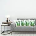 thumbnail image 3 of Ambesonne Green Throw Pillow Cover 4 Pack, Watercolor Forest Image, 20", Forest Green Pale Green, 3 of 5