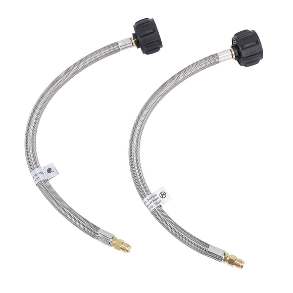 Conector de la Manguera de Gas de Petróleo Licuado, Conector de Manguera de Cola de RV de Alta Presión 15 Pulgadas Hermético para Remolque de Camioneta RV