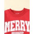 thumbnail image 5 of Toddler Baby Girls Boys Fall Sweatshirt 3 6 12 18 24 Months 2T 3T Letter Print Long Sleeve Round Neck Casual Pullover Tops, 5 of 9