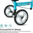 ELENKER Steerable Blue Knee Scooter, Foldable Knee Walker, Crutches Alternative, Foot Injuries