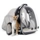 thumbnail image 1 of Mochila portabebés con forma de halinfer para gatos, expandible, 5,4 kg, 1 of 5