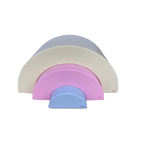 Soft Play 3-Sections Rainbow Bridge