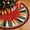 Xmas08, variant on Christmas Tree Skirt - 48 Inch Large Xmas Tree Skirts for 7.5 Ft Tree with Snowflake Santa Pattern, Red Soft Christmas Tree Rug for New Year Farmhouse Winter Holiday Party Decorations Indoor Outdoor