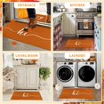 thumbnail image 4 of Orange Hi Fall Door Mat Outdoor for Front Door, Fall Decorations for Home Non-Slip Washable Pumpkin Autumn Doormat Entrance Rug for Indoor Outdoor Decor (Hi 1, 17"x30"), 4 of 6