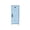 Light Blue, variant on Mini Locker, Elegant Metal Desktop Cosmetic Makeup Organizer Storage Box for Vanity, Stylish Jewelry Tray for Small Items, Decorations for Home, Gifts for Her, 4.5x4.5x10.8" Light Blue