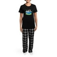 thumbnail image 4 of CafePress - Beandogscafe Women's Dark Pajamas - Women's Short Sleeve Print T-Shirt and Pants Dark Cotton Pajama Set, 4 of 7
