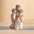 thumbnail image 3 of Garden courtyard home children room decoration resin bow rattan effect rabbit ornaments, 3 of 5