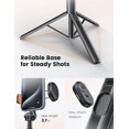 thumbnail image 3 of 71" Phone Tripod, NT79 Extendable Selfie Stick with 1/4" Camera Mount for Cell Phone＆Camera, Phone Tripod Stand Holder with Remote Compatible with iPhone Android, Camera, 3 of 3
