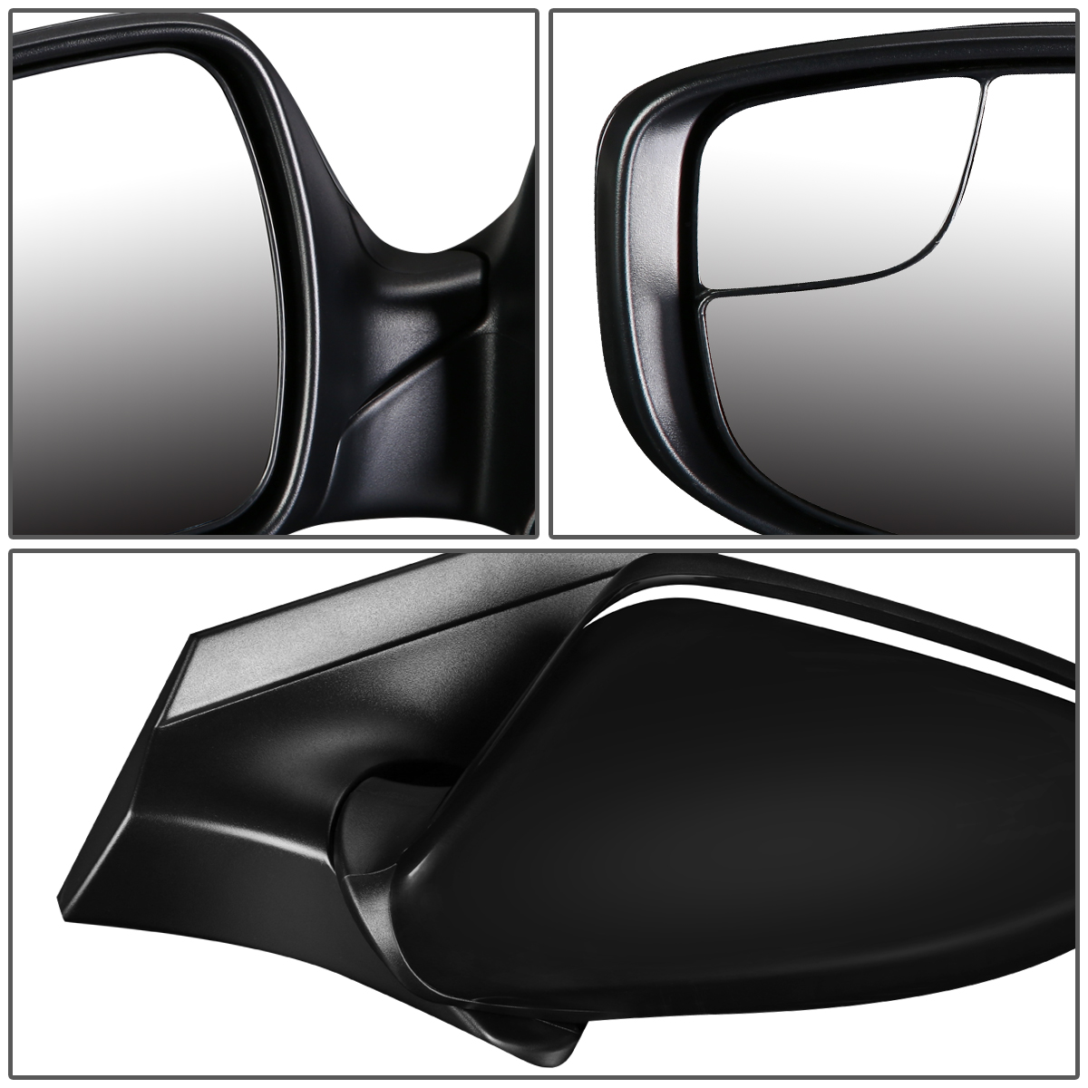 DNA Motoring OEM-MR-HY1320221 For 2014 to 2017 Hyundai Accent OE Style Powered Heated Driver / Left Side View Door Mirror Replacement 876101R900 13 14 15 16