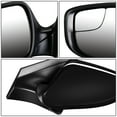 thumbnail image 3 of DNA Motoring OEM-MR-HY1320221 For 2014 to 2017 Hyundai Accent OE Style Powered Heated Driver / Left Side View Door Mirror Replacement 876101R900 13 14 15 16, 3 of 3