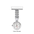 thumbnail image 3 of Jumpingount Reloj de bolsillo de aleación de 3 piezas, reemplazo colgante portátil, funcionamiento silencioso, alimentado por batería, relojes de Relojes Tipo 2/Blanco Jumpingount BFH000426-02, 3 of 6