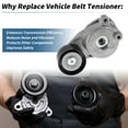 thumbnail image 7 of Belt Tensioner Drive Belt Tensioner Pulley Assembly for Mercedes-Benz Gl-Class 2006-2012 No.6422000470/A6422000470 Metal 1 Pc, 7 of 7