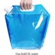 thumbnail image 3 of Contenedor de agua plegable de 5 l, 4 paquetes, bolsa de agua plegable de plástico sin BPA para automóvil, 3 of 5