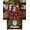 Red, variant on Black White Plaid Christmas Dresser Scarf Farmhouse, Dining Table Decorations for Wedding/Parties, Gnomes Xmas Tree Snowflake Winter Table Runner 36 Inches Long for Kitchen Dining, 13 x 36 In