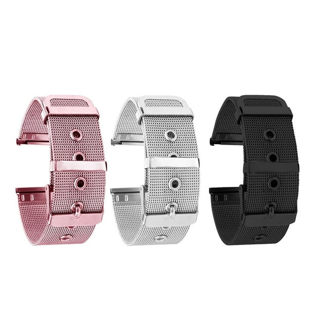 Reemplazo de correa de malla de liberación rápida de correas de reloj de acero inoxidable de 22 mm