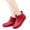 Red, variant on Women's Ankle Rain Boots Short Low Top Anti Slip Waterproof Casual Footwear
