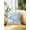 Blue, Denim, White, variant on Outdoor Pillows Waterproof, Turquoise Monstera Deliciosa Throw Pillows with Inserts Included, Summer Botanical Tropical Indoor Outdoor Decorative Lumbar Pillow for Bed/Couch/Patio 16"x16", 1Pcs