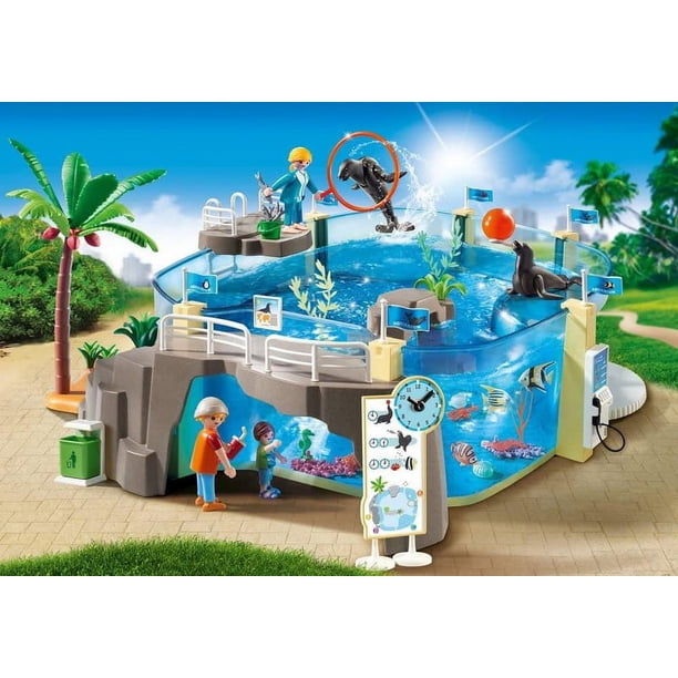 PLAYMOBIL 9060 Aquarium Building Set - Walmart Business Supplies