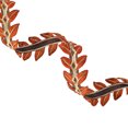 thumbnail image 2 of Vickerman 2.5" x 5 Yards Harvest Leaves Wired Edge Christmas Ribbon., 2 of 3