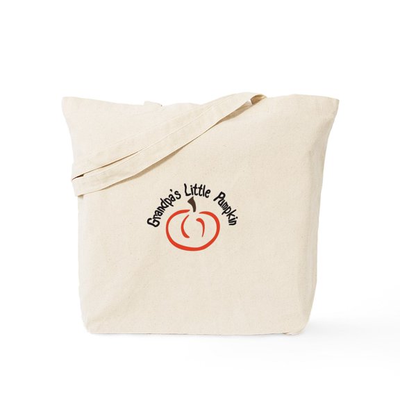 CafePress - Grandpas Little Pumpkin Tote Bag - Unisex Canvas Tote Bag, Beige, 1-Piece