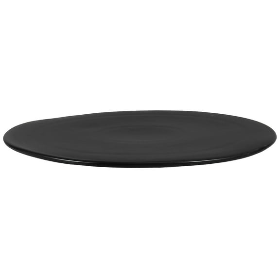 Plate Food Tray Snack Bandejas Para Comida Dessert Plates Porcelain Matte Black Dishes