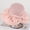 Pink, variant on Black straw tie-dye ribbon bow sun hat, suitable for a wide-brimmed breathable vacation hat