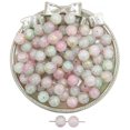 thumbnail image 1 of Cuentas de vidrio con forma de hielo a través de tinta que florecen con cuentas de oro, cuentas de vidrio hechas a mano, collar, pulsera, cadena, joyería, cuentas sueltas, accesorios, 1 of 5