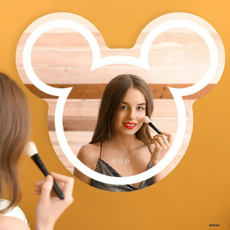 Impressions Vanity Mickey Mouse LED Wall Mirror, Touch Impressions Vanity Mickey Mouse LED Wall Mirror, Touch