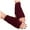 Wine, variant on Fesfesfes Women Girl Knitted Arm Fingerless Gloves Keep Open Finger Warm Winter Gloves Soft Warm Mitten