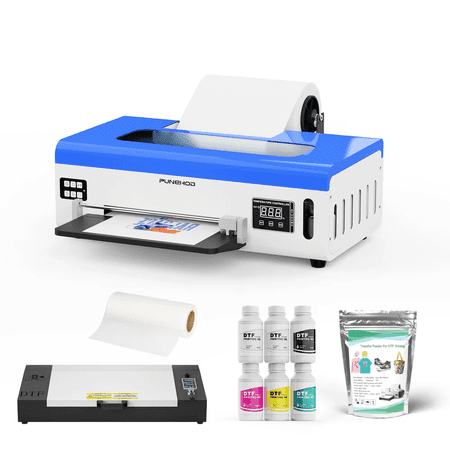Punehod 8.3" A4 L800 DTF Printer+ Oven DIY Print for Dark and Light Clothing