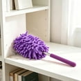 thumbnail image 5 of Microfiber Extendable Hand Duster - Washable Telescopic Pole Car Cleaning Brush, Retractable for High Shelves, Ceiling (Purple, 1 Pack), 5 of 5