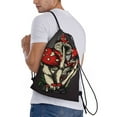 thumbnail image 3 of Kdxio Red Mushrooms Print Drawstring Backpack Bag,Waterproof Draw String Back Sack, Gym Drawstring Bags Swim Bag For Unisex, 3 of 9