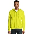 thumbnail image 1 of Hanes Mens ComfortBlend EcoSmart Full Zip Hoodie, L, Safety Green, L, 1 of 1