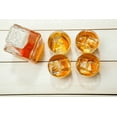 thumbnail image 2 of Bezrat Old Fashioned Decanter & Whiskey Glasses Set – On Rich Wood Mahogany Acrylic Glass Base Tray Stand – 4 Scotch Bourbon Glasses – Gift Packaging, 2 of 6