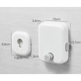 thumbnail image 2 of Tendedero ZHAOCHENG retráctil gris Secador de pared ajustable para baño balcón lavadero, 2 of 5