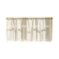 thumbnail image 2 of Deeceymbur Valance Curtains For Kitchen Window Light Blocking Short Rod Pocket Curtain Panels For Small Window Bathroom Basement, 2 of 7