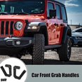 thumbnail image 4 of Unique Bargains 1set Car Front Grab Handles Aluminum Alloy Car Grab Handle Kit for Jeep Wrangler JK 2007-2018 Black, 4 of 6