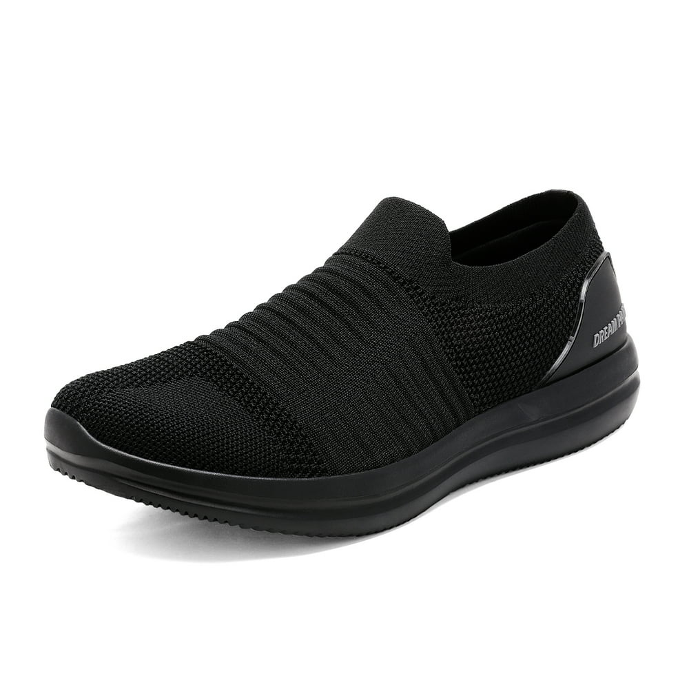 target black slip on shoes