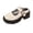 White_003, variant on Women’s Closed Toe Platform Clogs, Mary Jane Style Buckle Strap Chunky Heel Mules Green 10(EU-43)
