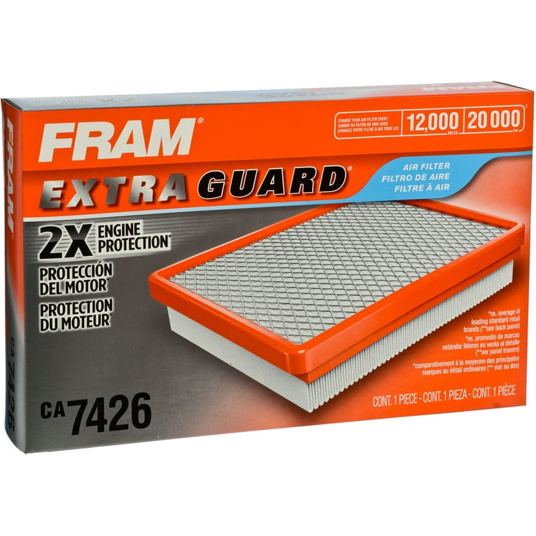 FRAM Extra Guard Air Filter, CA7426 for Select Ford and Mazda