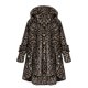 thumbnail image 1 of Moda mujer suelta manga larga leopardo lindo otoño abrigo blusa Fridja BV0+932, 1 of 4