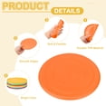 thumbnail image 3 of Uxcell Flying Disc Soft Silicone Colorful Flying Disk Flyer for Outdoor Sports Training Playing Lawn Game Orange, 3 of 5