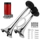 thumbnail image 2 of Trompeta De Aire, Bocina Universal Para Camiones Negra Con Compresor De Repuesto Para Motocicleta Para Todoterreno Para Barco Para SUV Para Sistema De Bocina De Vehículo ANGGREK No, 2 of 7